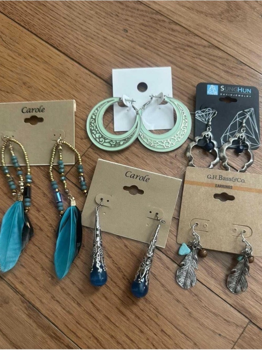 5-Piece Fashion Jewelry‎ Lot – Earrings ✨All NEW